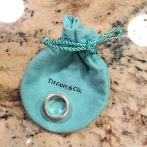 Tiffany & Co ring size 5 with Blue Bag